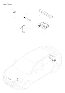 Шина ремонтный жидкость для BYD Sealion 07 EV, 15594326-00