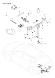Сумка для автомобильного инструмента для BYD Sealion 07 EV, 16392789-00