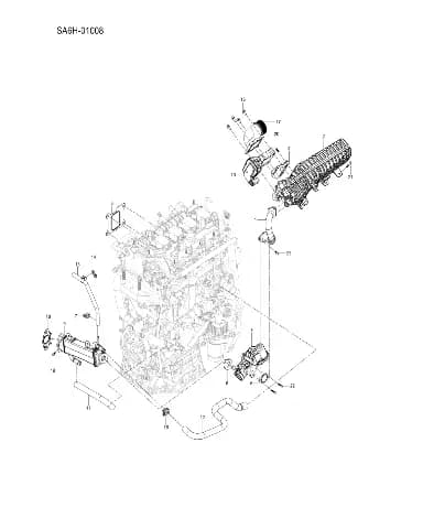 Болт с шестигранным фланцем m8x20 для BYD Seal 05, 10249499-00