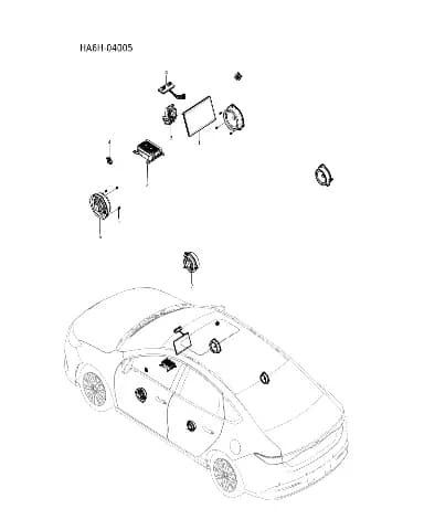 Кронштейн дисплея в сборе для BYD Seal 05, 17940766-00