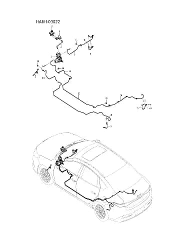 Левая задняя жесткая тормозная трубка I в сборе для BYD Seal 05, 14890864-00