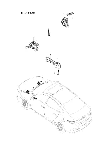 Левая опора подвески силового агрегата в сборе для BYD Seal 05, 14793445-00