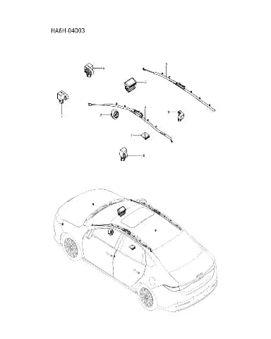 Модуль подушки безопасности водителя для BYD Seal 05, 16800266-00