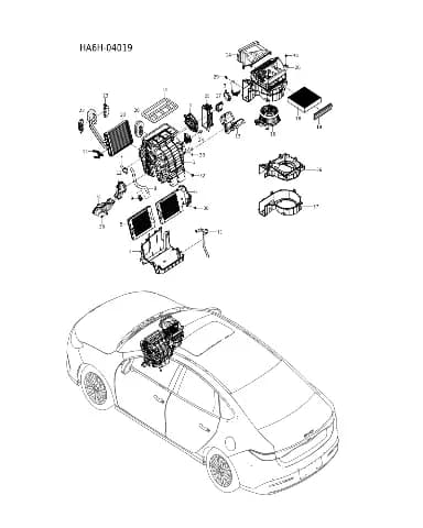 Расширительный клапан в сборе для BYD Seal 05, 16465416-00