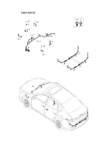 DC контроллер корпус масса жгут для BYD Seal 05, 17386334-00