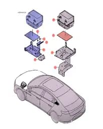 Лоток батареи BYD Han 12780089-00