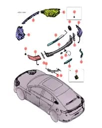 Правая фара в сборе BYD Han 13157852-00