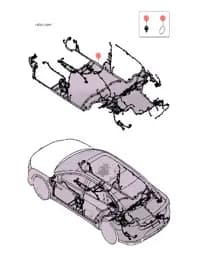Пол жгут проводки BYD Han 13202083-00