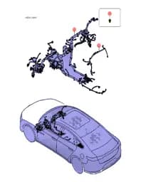 Жгут приборной панели BYD Han 13209945-00