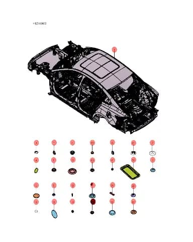 Кузов в сборе BYD Han 13776312-00