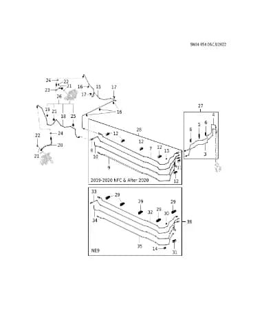 Зажим трубки тормозной системы и подачи масла и системы улавливания паров для Chevrolet Monza, 26679993
