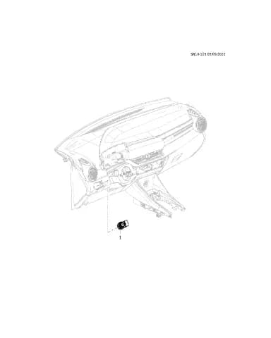 Переключатель фар для Chevrolet Monza, 26274040