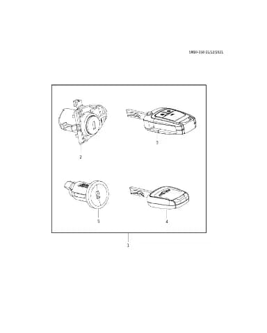 Цилиндр замка для Chevrolet Monza, 26375697