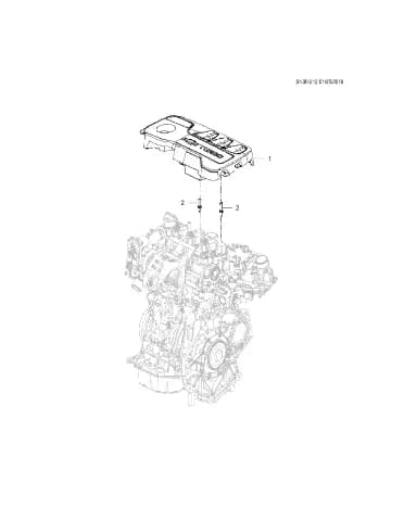 Болт крышки впускного коллектора для Chevrolet Monza, 11588967