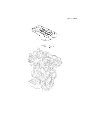 Болт крышки впускного коллектора для Chevrolet Monza, 11588967