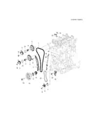 Демпфер крутильных колебаний коленчатого вала для Chevrolet Monza, 24106625