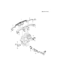 Воздуховод обдува лобового стекла для Chevrolet Monza, SN09-005____2154760