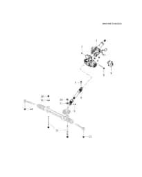 Ремонтный комплект рулевой колонки для Chevrolet Monza, 26451794