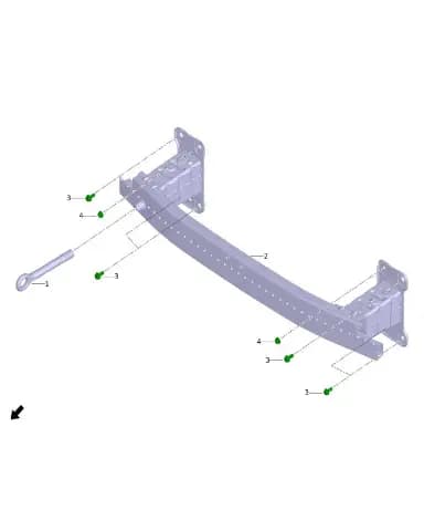 Буксировочный крюк для Leapmotor C11, 6410107-CA02