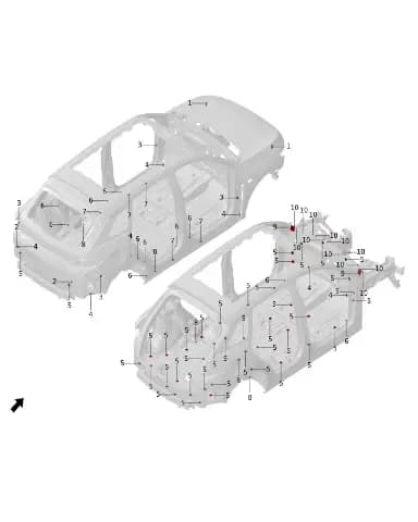 Буферный блок-1 для Leapmotor C11, 6506100-A01