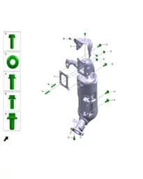 Двусторонний винт выпускного коллектора для Leapmotor C11, 7101295-CJ01