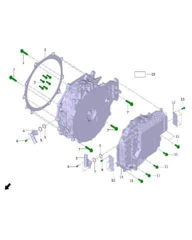 Болт с фланцем m10x1.25x45 для Leapmotor C11, 7101609-CJ01