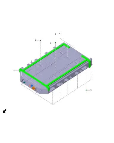 Болт с шестигранным фланцем - Плюс серия для Leapmotor C11, Q1861020T1F62-6