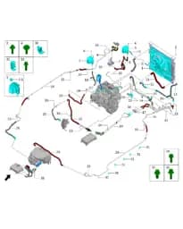 Впускная трубка контроллера генератора для Leapmotor C11, 4002740-CW01