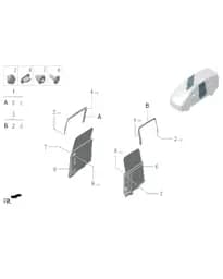 Пластиковая клипса для Lixiang MEGA 2024, W01-50120072