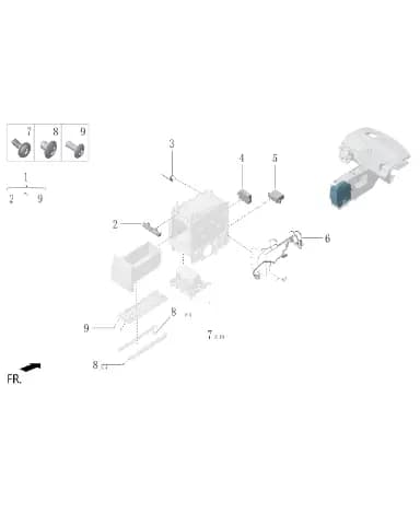 Саморез с шестигранной головкой для Lixiang MEGA 2024, X01-89274012
