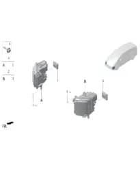 Левая передняя комбинированная фара в сборе для Lixiang MEGA 2024, W01-41210011