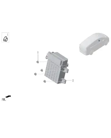 Аккумулятора в сборе для Lixiang MEGA 2024, W01-37030011