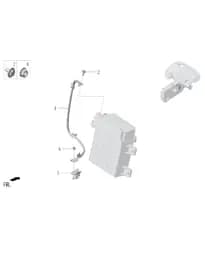 Жгут отрицательной клеммы аккумулятора в сборе для Lixiang MEGA 2024, W01-40130017