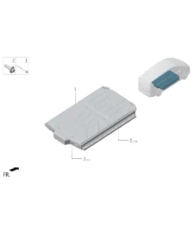 Сборочный болт с шестигранным фланцем и плоской шайбой для Lixiang MEGA 2024, W01-89185022
