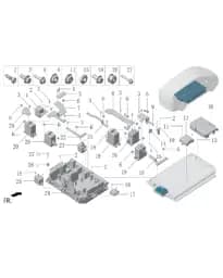 Жесткая медная шина для Lixiang MEGA 2024, W01-90000705