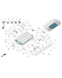 Жесткая медная шина для Lixiang MEGA 2024, W01-90000715