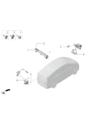 Передняя камера парковки 360 для Lixiang MEGA 2024, W01-37760019