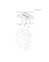 Крышка впускного коллектора для Chevrolet Monza, 24115204