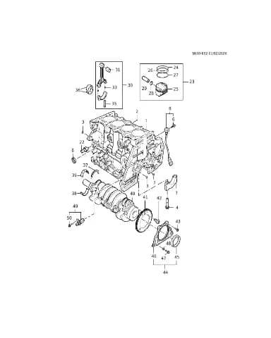 Болт кольца датчика положения коленчатого вала для Chevrolet Monza, 94501910