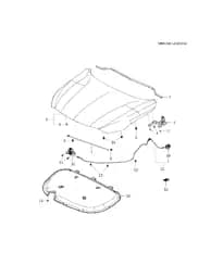 Заглушка трубки выжимного цилиндра сцепления для Chevrolet Monza, 94530268