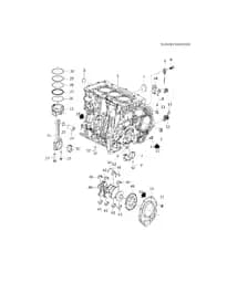 Компрессионное кольцо поршня для Chevrolet Monza, CHEVROLET-MONZA-000832