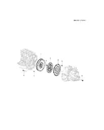 Ведомый диск сцепления для Chevrolet Monza, CHEVROLET-MONZA-000838