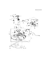 Ремонтный комплект топливного бака для Chevrolet Monza, 26315858
