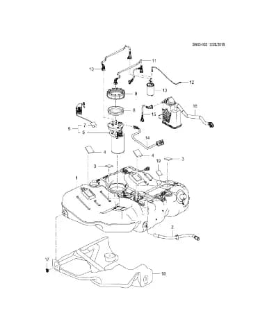 Датчик уровня топлива для Chevrolet Monza, CHEVROLET-MONZA-000980