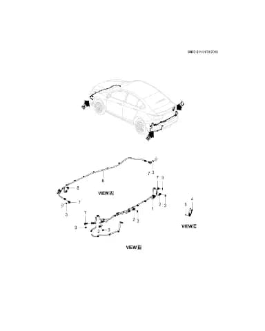 Датчик системы помощи при парковке для Chevrolet Monza, 13415479