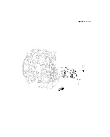 Двусторонний болт стартера для Chevrolet Monza, 55561930