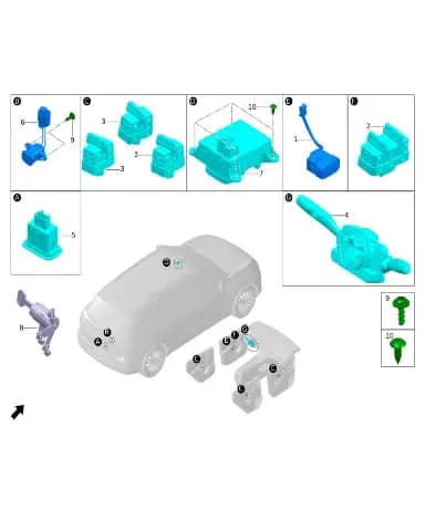 Переключатель управления стеклом водителя для Leapmotor C11, 8013020-BA11