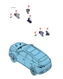 Опора передней подвески двигателя заднего привода в сборе для BYD Tang EV 2022, 12682434-00