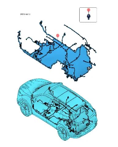 Болт с шестигранной головкой, пружинной и плоской шайбой в сборе для BYD Tang EV 2022, 11477558-00