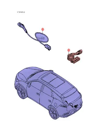 Устройство подключения зарядки Mode 2 для BYD Tang EV 2022, 13449124-00